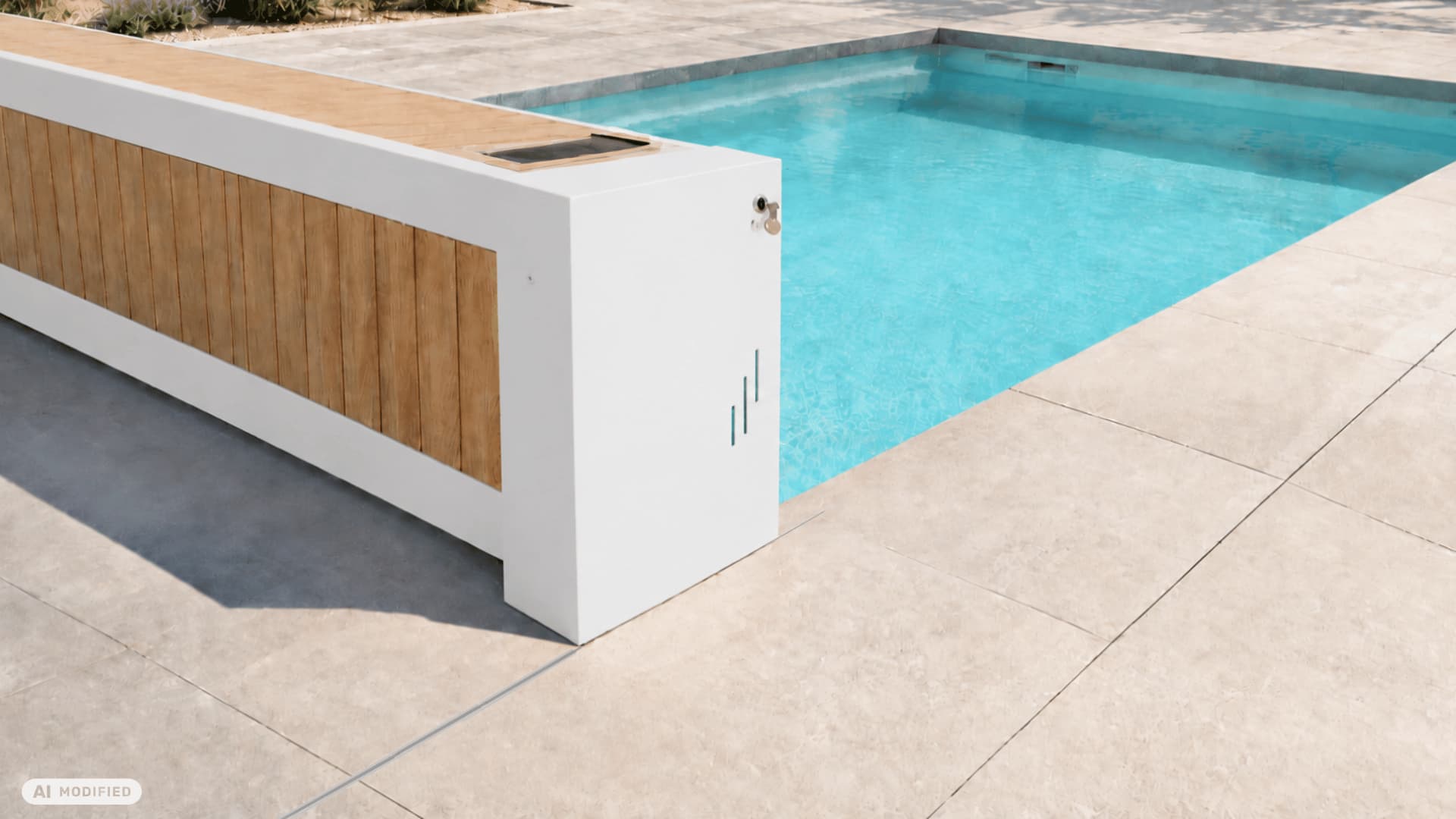 Flex Solar Lamellenabdeckung mit Schienen