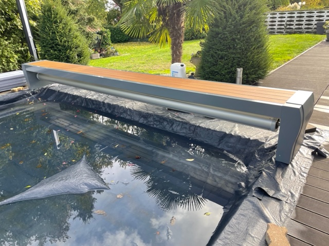 Lieferung der Abdeckung