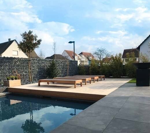 Pool Deck, Mobile Terrasse Pool bis 3  x 3  m Ohne Optionen
