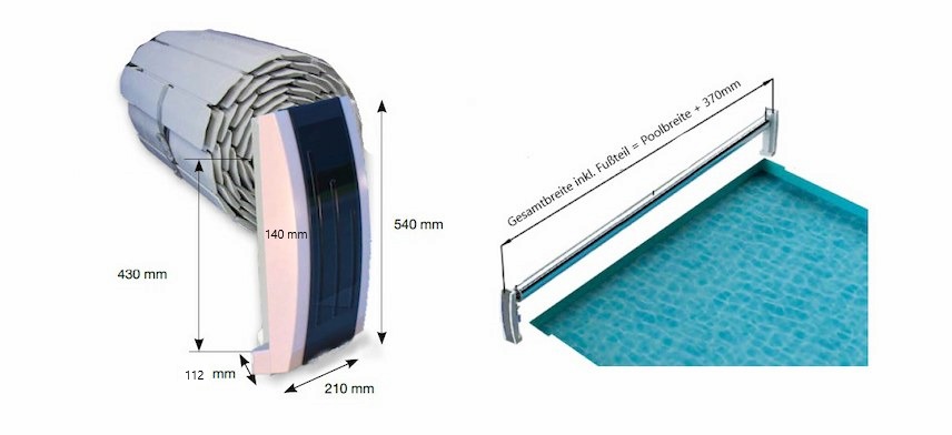 Poolabdeckung Solar