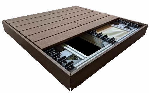 Pooldeck aus Holz